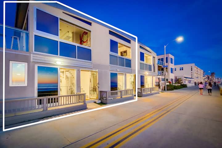 2 Levels Of Ocean Front * Ac * Exclusive Balcony - Pacific Beach - San Diego