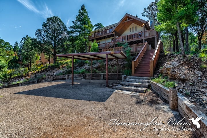 King Arthur's Castle | Royal Hot Tub Retreat W/ Midtown & Lake Views - Ruidoso, NM