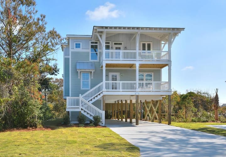 Southern&nbsp;Tides&nbsp;: Logement Avec Vue Sur Locéan à Oak&nbsp;Island - Oak Island, NC