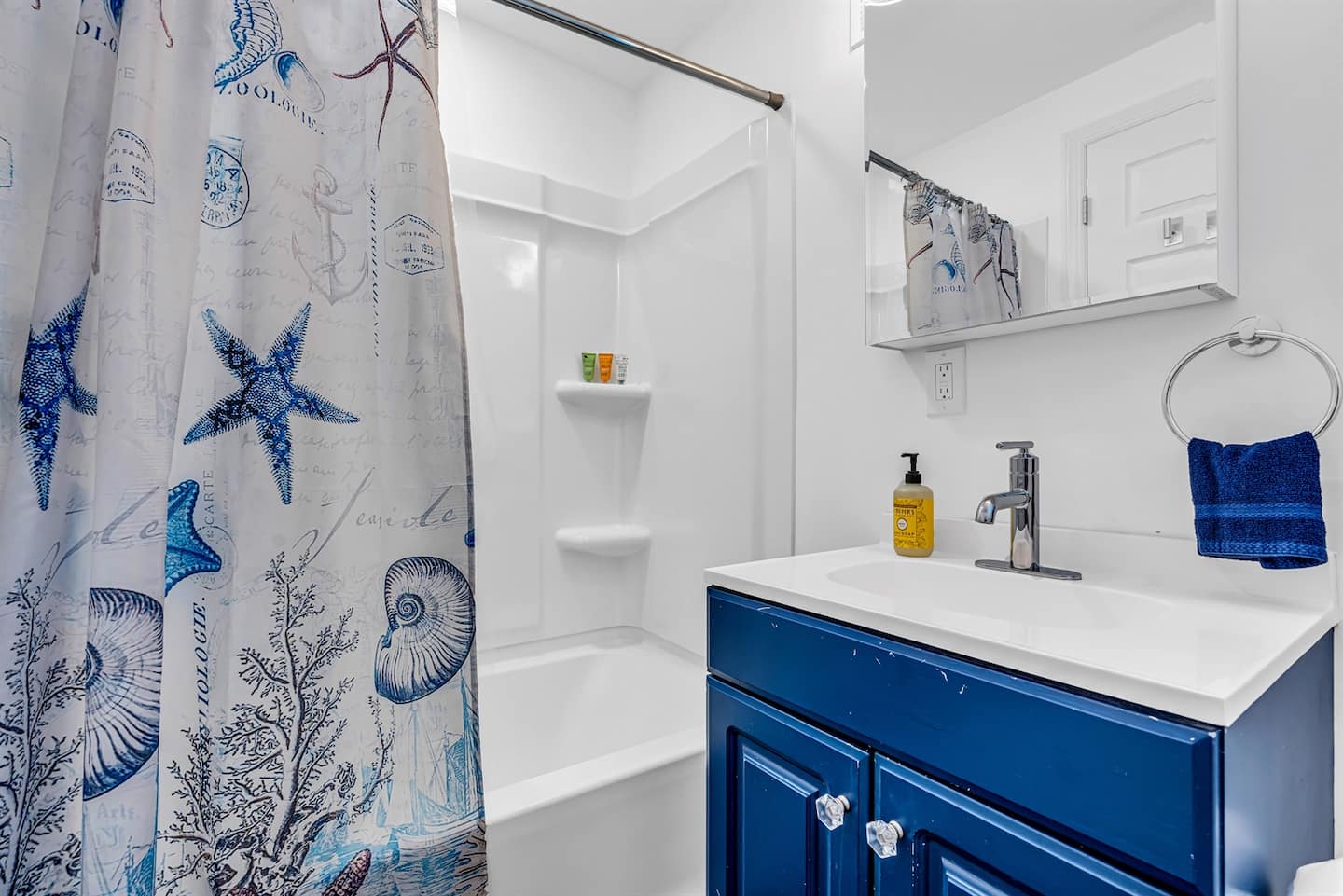 Bathroom with coastal accents