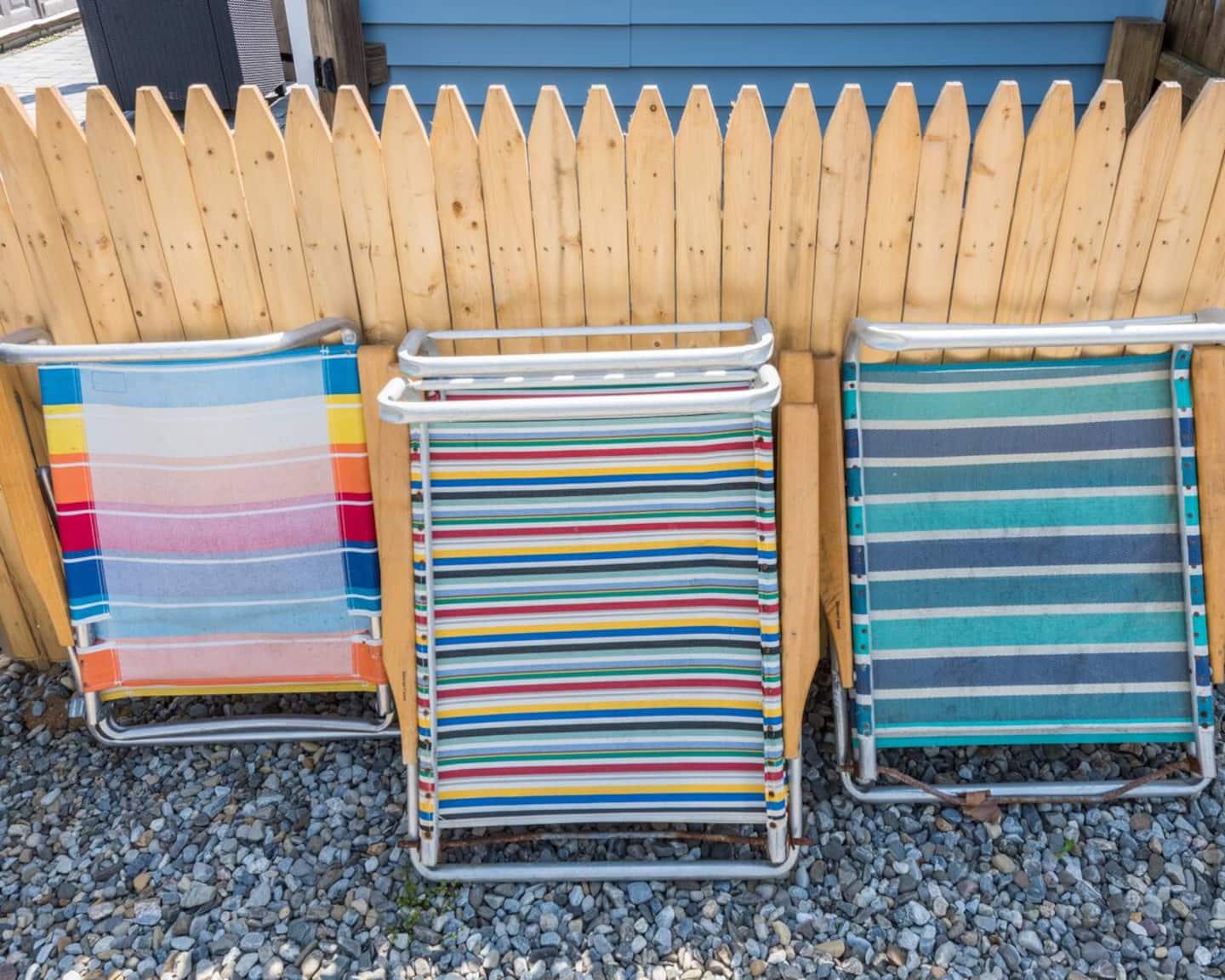 Beach chairs included
