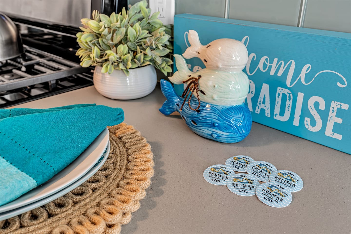We've got you covered with 6 Belmar seasonal beach badges included during the course of your stay