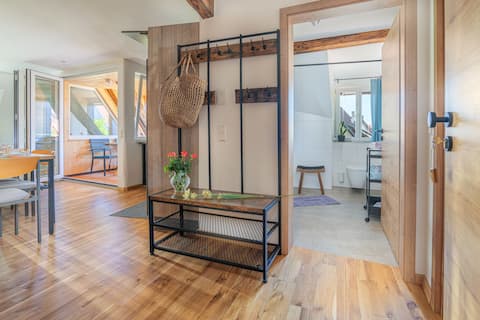 "The gate to the view" -  Sauna, elevator