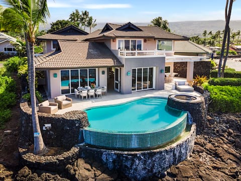 Ali'i Point #9: Lux Oceanfront w/ Heated Pool, AC