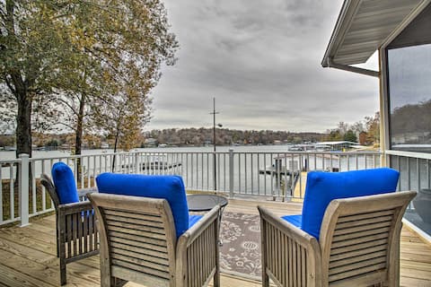 ‘Lily Pad’ Waterfront Oasis on Lake of the Ozarks!