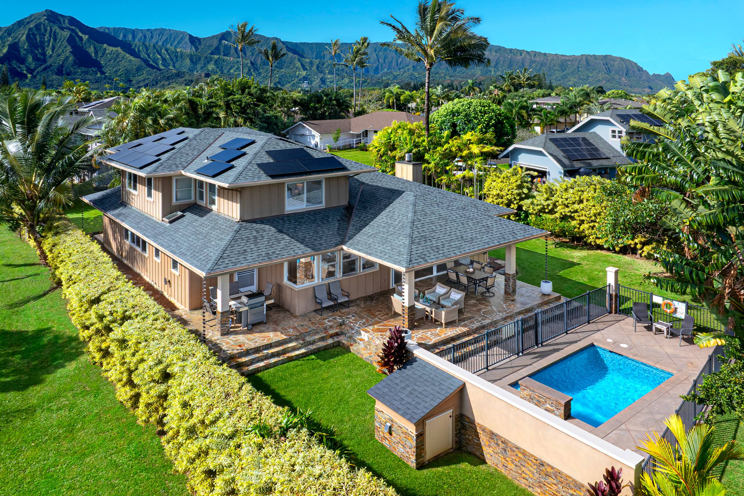 Pohaku Villa Tropical Home AC, Pool, Lanai, View - Photo 50