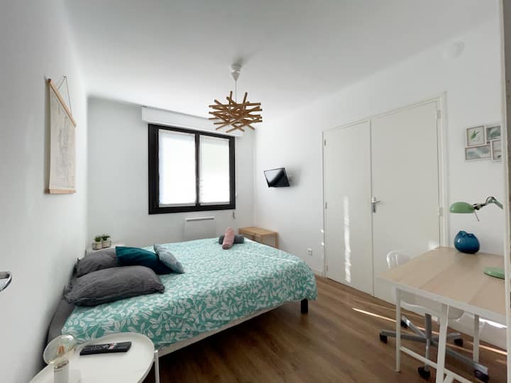 Chumba cha kulala 3, kitanda 160, dawati