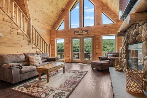Lake Eugene Brand New 5 BR 2.5BA LogHome Lakefront