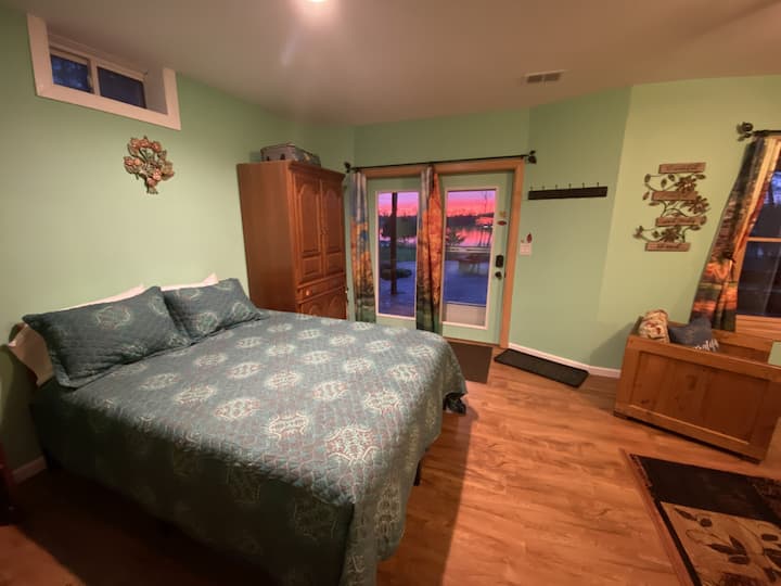 ¿Te encanta descansar en la cama?  ¡Este es el lugar para hacerlo con este tipo de vista!