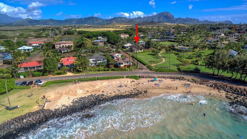 Lei Hali’a – Steps Away from Poipu Beach with A/C! gallery image 2