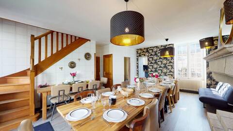 La Clef Decamp Villa + Courtyard Paradise 22 pers billiards