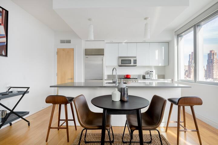 Blueground | Midtown W, gym, pool, w/d gallery image 5