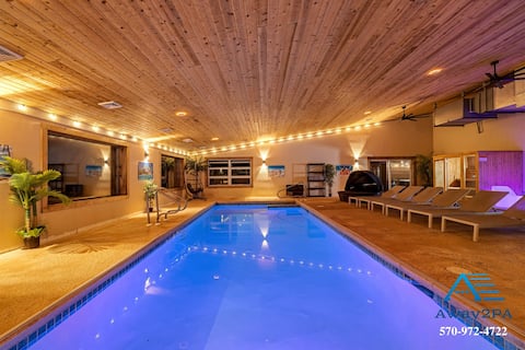 7,500 sqf Indoor pool oasis 9BR/6BATH