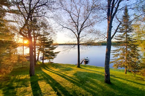 Brainerd Cabin on Camp Lake w/ Boat Slip & Dock!