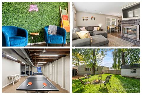 Brew City | Game Room | Fenced Yard | 4 bedrooms!