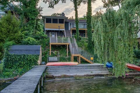 Moon Dance: private lake home on Seneca Lake