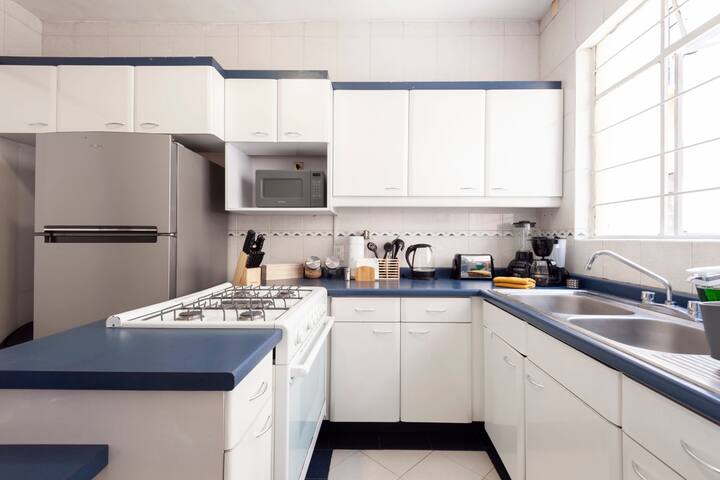 Luminous Spacious Condesa Apt Walk to Parks gallery image 5