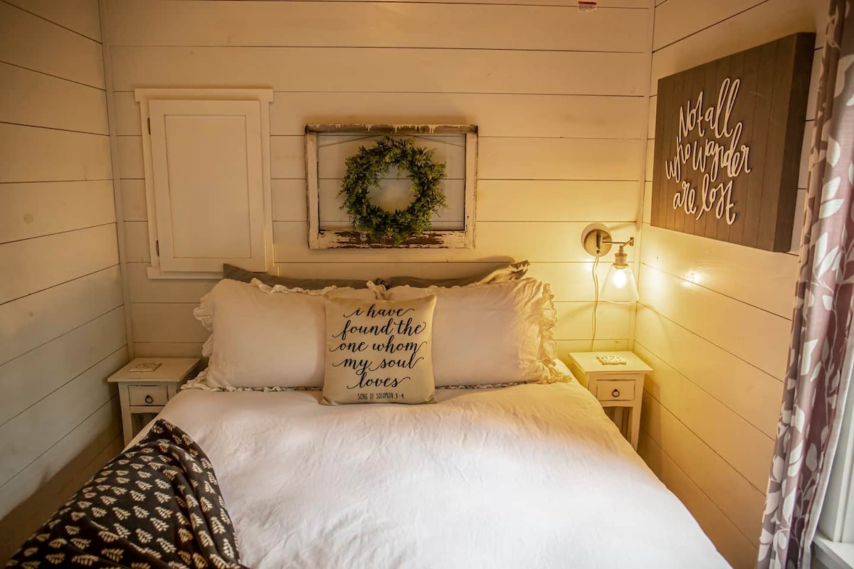 Wake up refreshed in the Master Bedroom with a queen bed on the main floor.