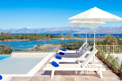 Villa corfu panorama - holiday villa with private