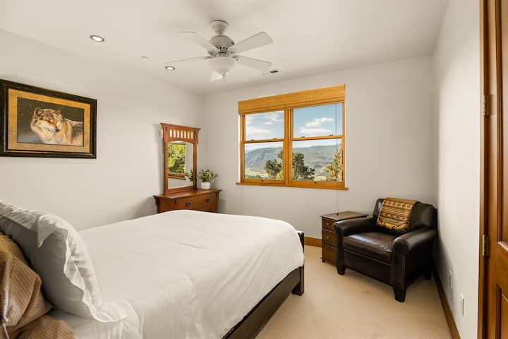 Segundo dormitorio para huéspedes en el nivel inferior