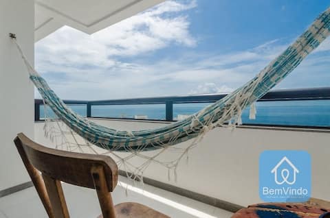 Apartment with sea view in Porto da Barra