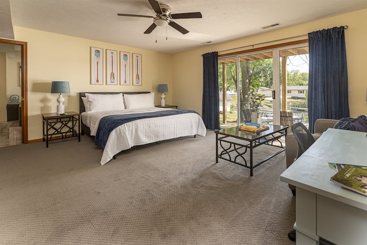 Camera matrimoniale con letto king size