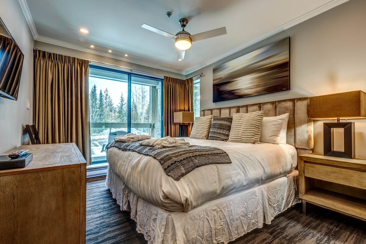 მეორე საძინებელი — ორადგილიანი საწოლი 193×203 სმ