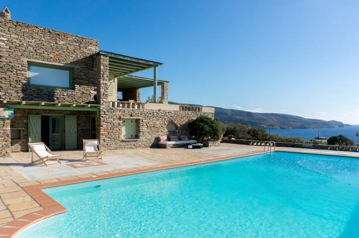Villa Juno with pool and clifftop view by Jj gallery image 3