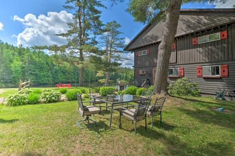 Bolton ‘Alderbrook Lodge’ w/ Private 10-Acre Lake!