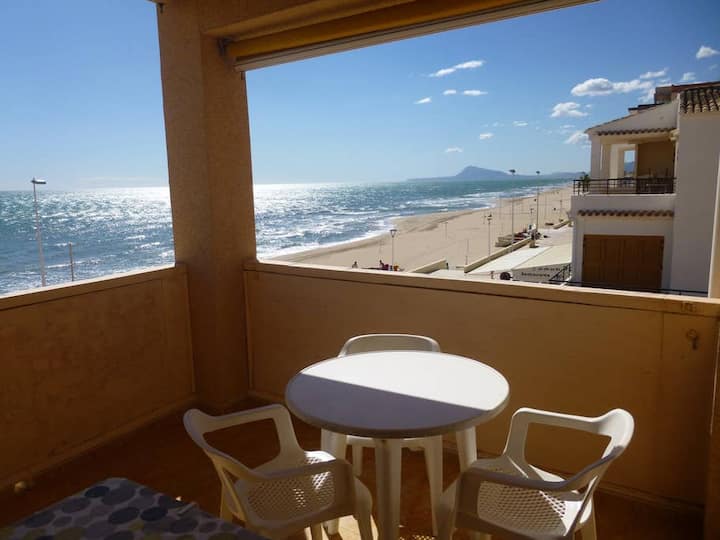 Apartamento Sorolla En Primera Línea De Mar - Daimús