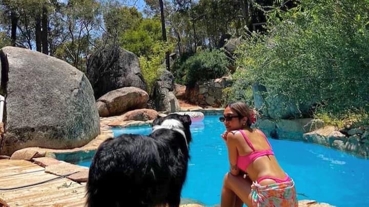 Panoramic Views + Large Dog Enclosure + Jacuzzi