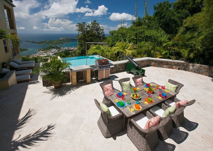 Stunning Views, Pool, Outdoor Living, Harbor Views - Saint Thomas