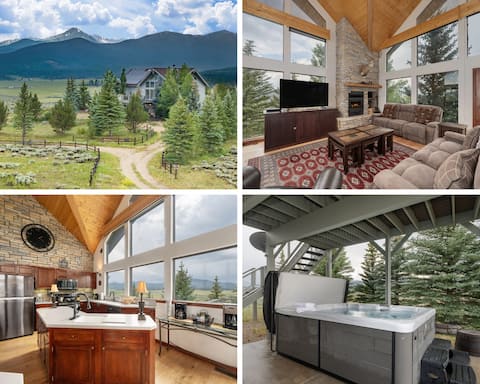 Hidden River Ranch private hot tub