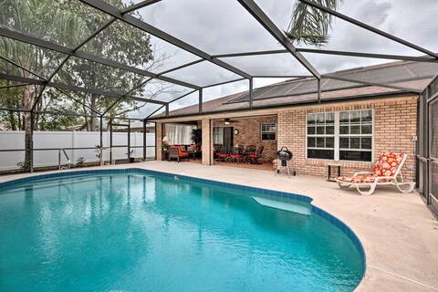 Centrally Located Deltona Home with Pool & Yard