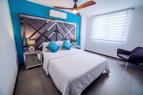 Popular Airbnb listing: Spacious 3-Bedroom • Balcony & Parking • El Peñon in El Peñón