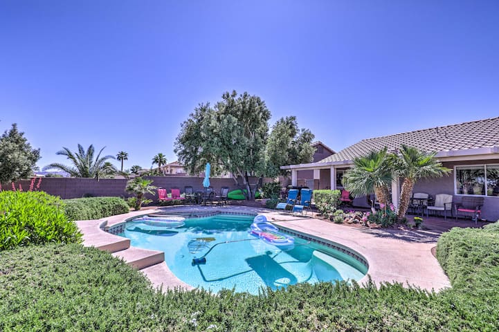 Henderson Home w/ Pool + Mountain, Strip Views!
