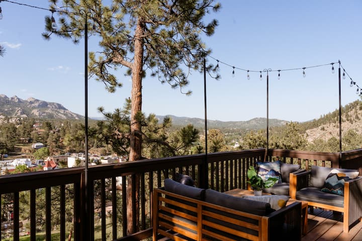 Rocky Mountain Overlook |Views! |Walk2twn|pets Ok - Estes Park, CO