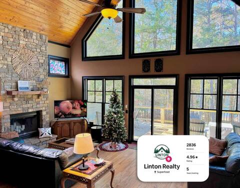 The Skyline Way Lake House w/ Hot Tub & Dock!