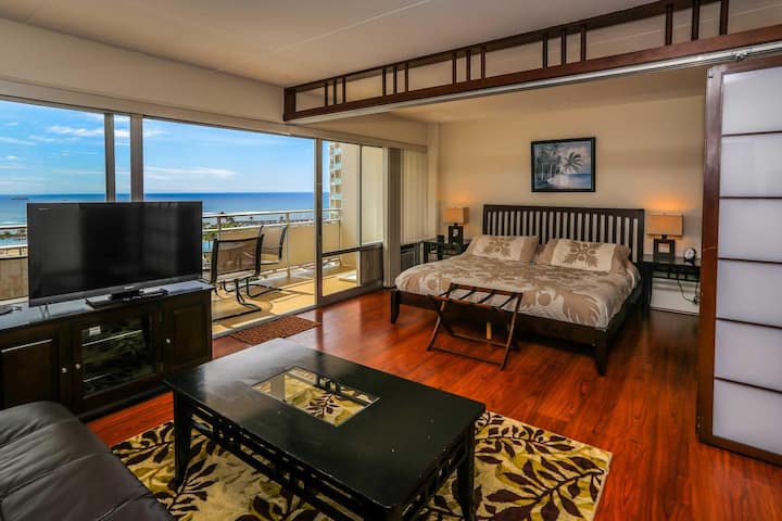 Ilikai 1118 Ocean / Lagoon / King Bed, Sofá Cama - Hawái
