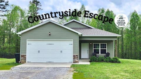 Family Quiet Country Escape, Patio! WiFi & Laundry