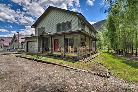 Riverfront Lake City Home w/ Fire Pit, Deck & BBQ!