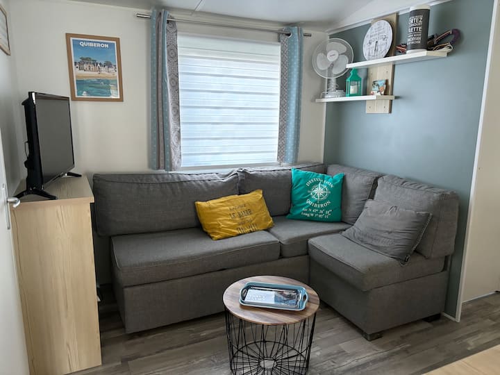 Mobilhome 2 Ch / Wifi Inclus / Camping Bord De Mer - Quiberon
