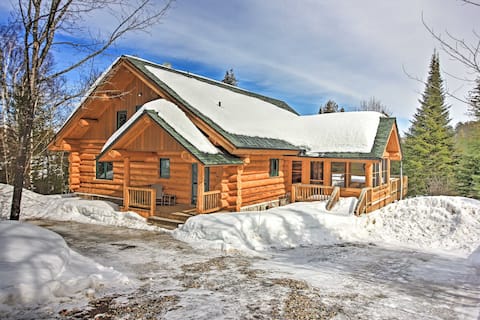Lakefront Log Cabin w/ Dock ~ 9 Mi to Lutsen Mtn