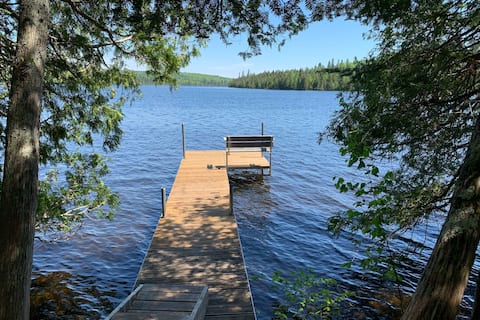 Waterfront Escape on Caribou Lake: Dock + Fire Pit