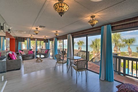 Beachfront Home on Gulf of Mexico w/ Indoor Pool