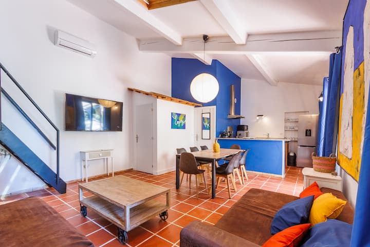 Charmante Maison/ Extérieur Privé/ Plage à 500m - Giens