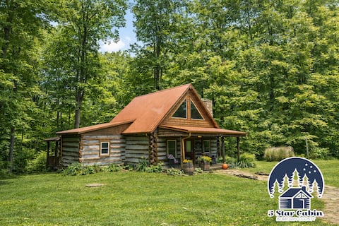 5 Star Cabin | Hot Tub + Private Pond