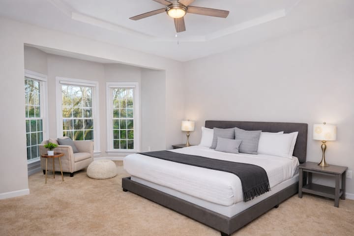 Main King Bedroom on Main Level