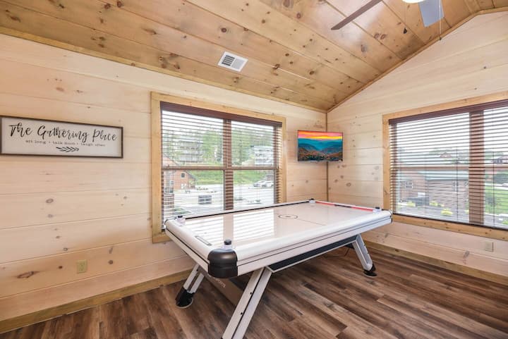 Upstairs: Family Air Hockey Tournament