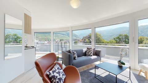 Bright Apartment 503 in downtown Aigle